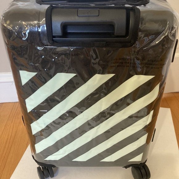 Off-White Trolley Luggage Suitcase Cover - Picture 10 of 11